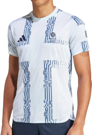 adidas Team GB Short Sleeve Mens Training Top - Blue